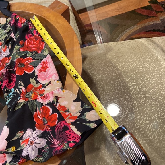 INC (International Concepts) floral blouson top - Picture 7 of 10